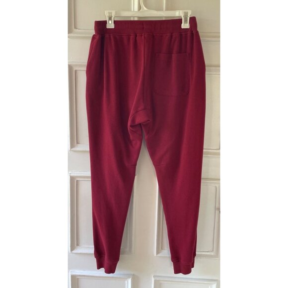 Original Use Red Jogger Pants Mens Small Sweatpants Cotton and Polyester Blend - Picture 6 of 9